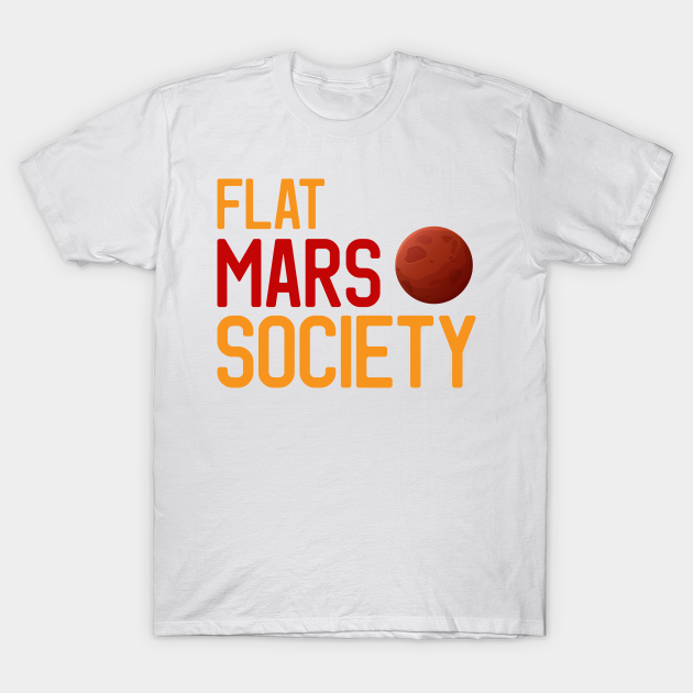 flat mars society t shirt greta